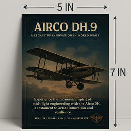 Airco DH.9 A Legacy of Innovation Poster PosterGoat