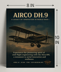 Airco DH.9 A Legacy of Innovation Poster PosterGoat