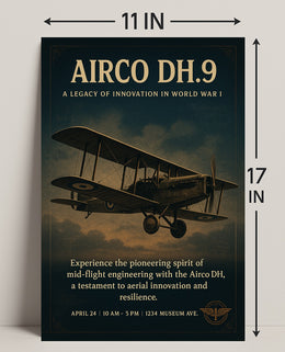 Airco DH.9 A Legacy of Innovation Poster PosterGoat