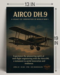 Airco DH.9 A Legacy of Innovation Poster PosterGoat