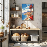 Ajaccio Coastal Charm Travel Poster PosterGoat