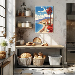 Ajaccio Coastal Charm Travel Poster PosterGoat