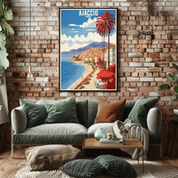 Ajaccio Coastal Charm Travel Poster PosterGoat