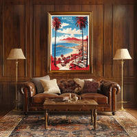 Ajaccio Coastal Getaway Travel Poster PosterGoat