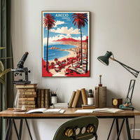 Ajaccio Coastal Getaway Travel Poster PosterGoat
