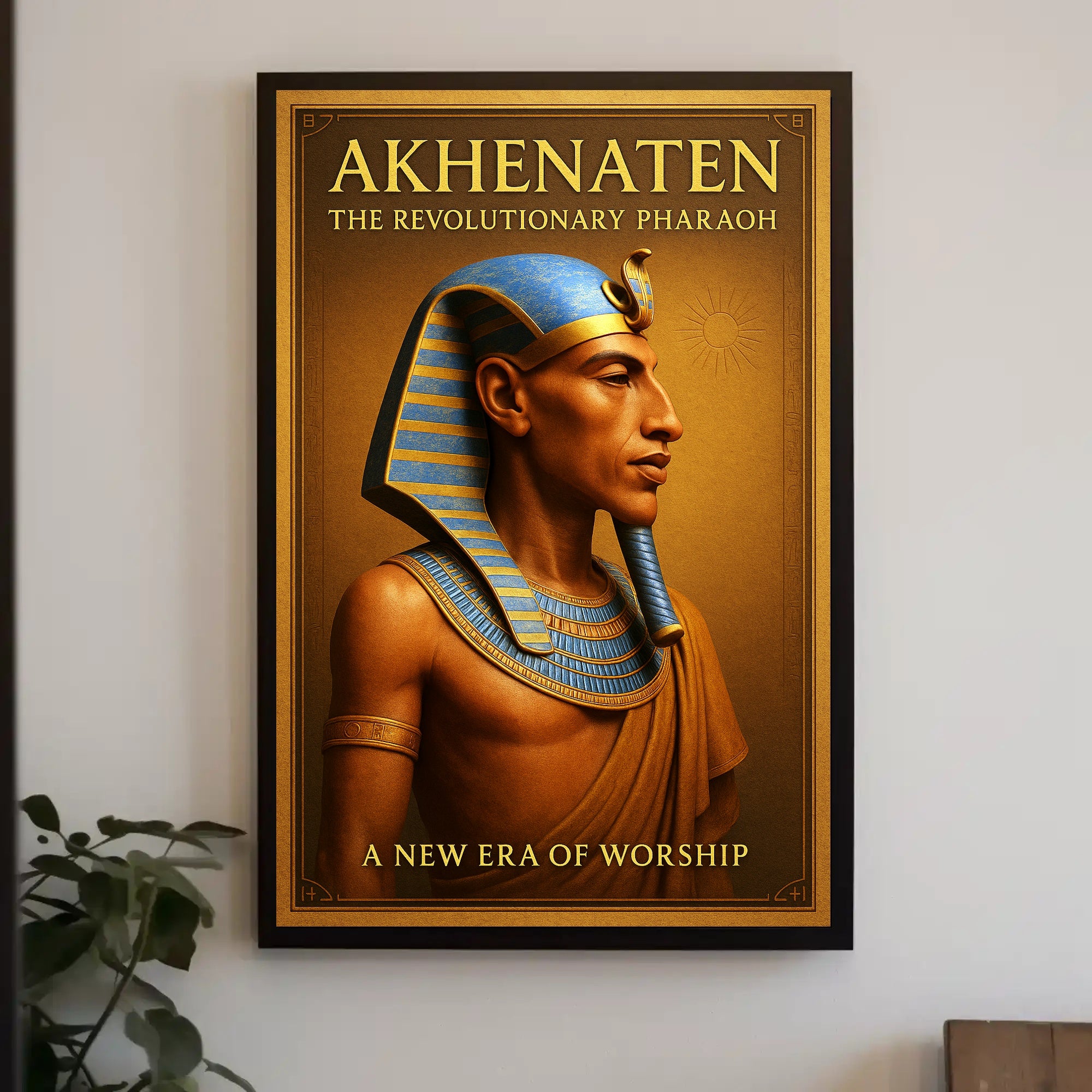 Akhenaten The Revolutionary Pharaoh Poster PosterGoat