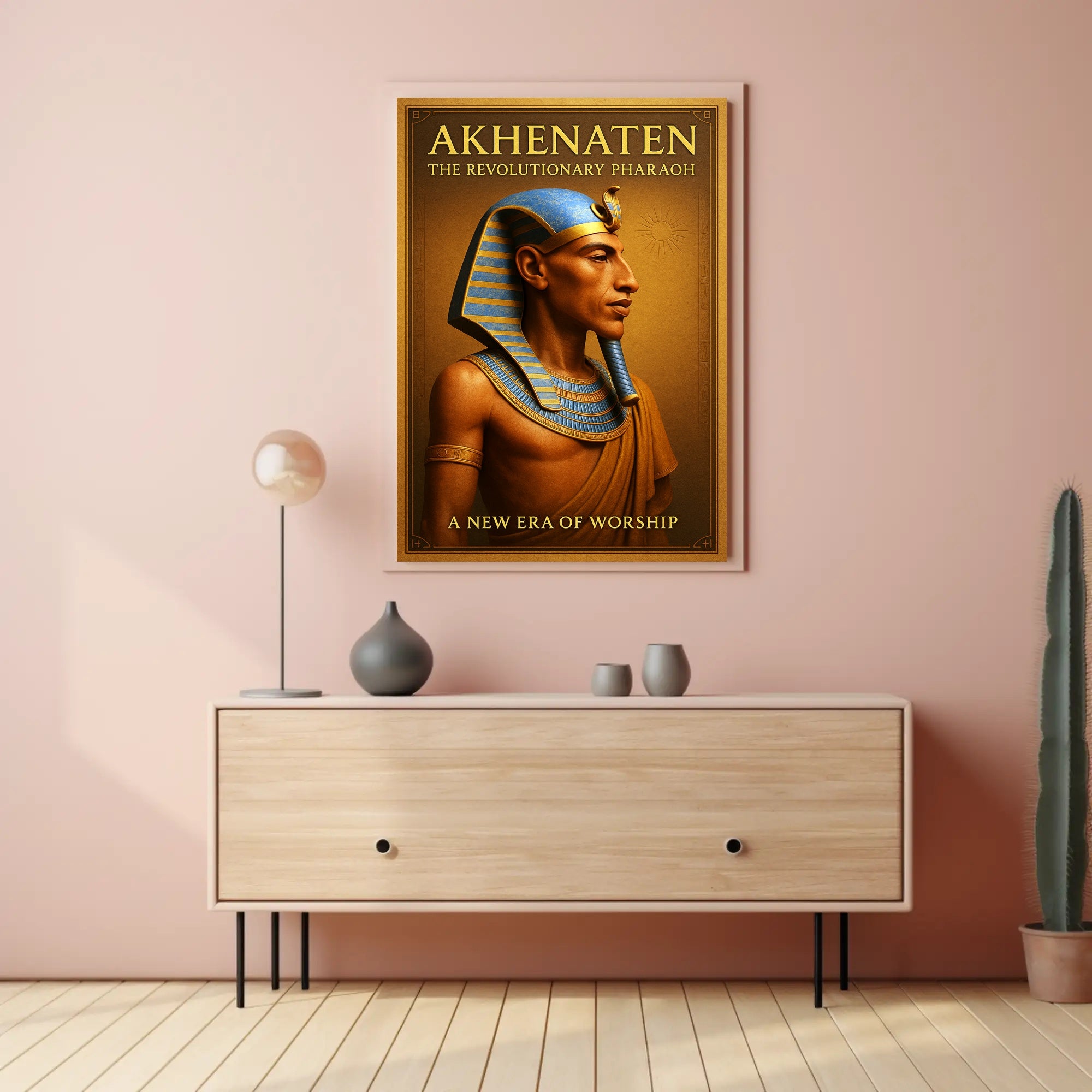 Akhenaten The Revolutionary Pharaoh Poster PosterGoat