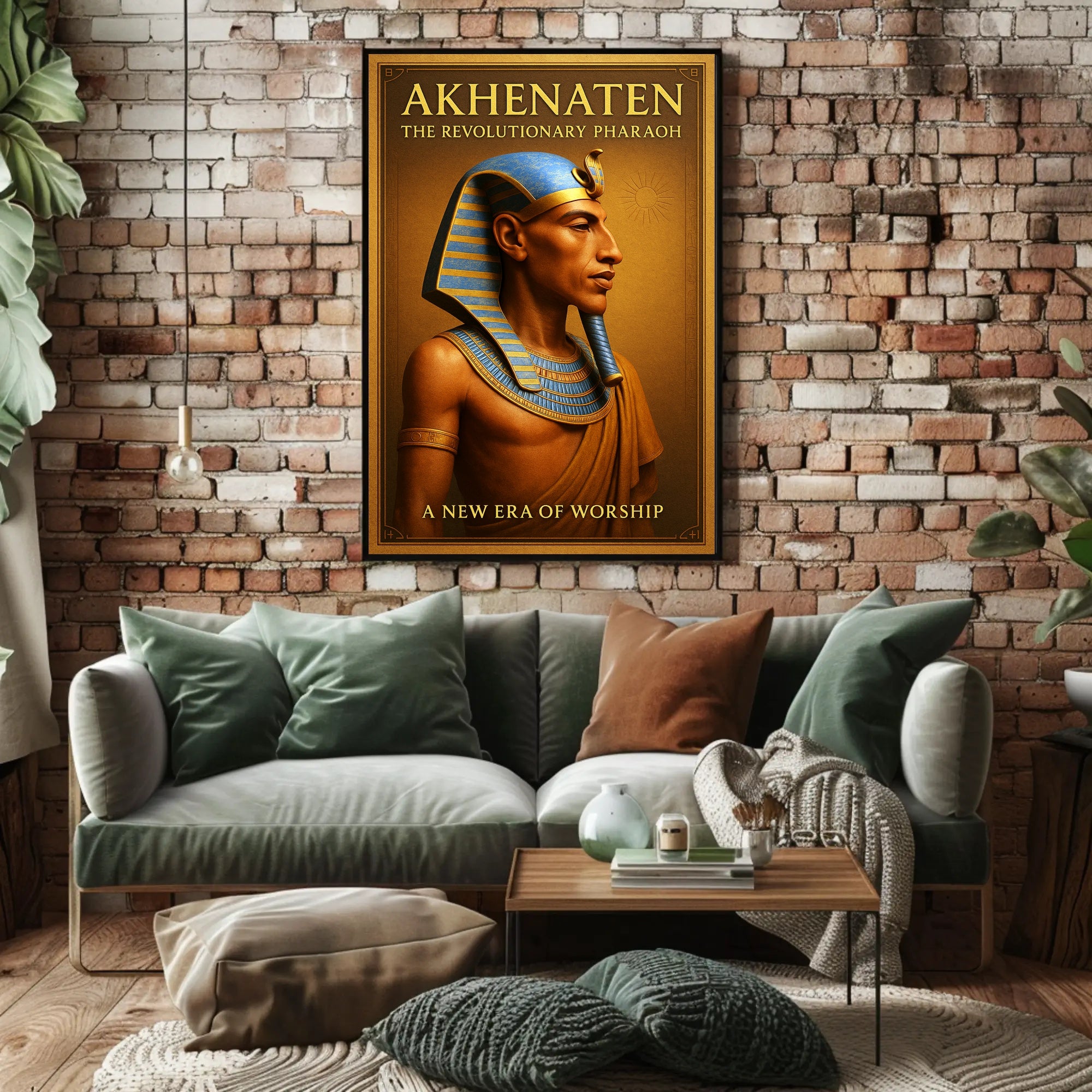 Akhenaten The Revolutionary Pharaoh Poster PosterGoat