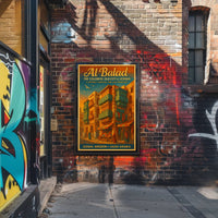 Al Balad Colorful Old City of Jeddah Poster PosterGoat