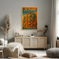 Al Balad Colorful Old City of Jeddah Poster PosterGoat