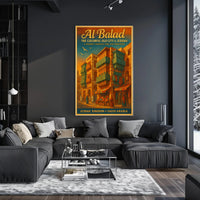 Al Balad Colorful Old City of Jeddah Poster PosterGoat