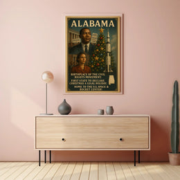 Alabama - A Historical Overview Poster PosterGoat