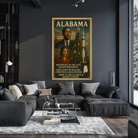 Alabama - A Historical Overview Poster PosterGoat