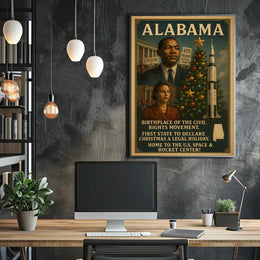 Alabama - A Historical Overview Poster PosterGoat