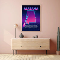 Alabama A Journey Through History and Innovation Poster PosterGoat