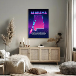 Alabama A Journey Through History and Innovation Poster PosterGoat