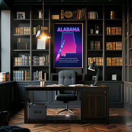 Alabama A Journey Through History and Innovation Poster PosterGoat