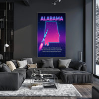 Alabama A Journey Through History and Innovation Poster PosterGoat