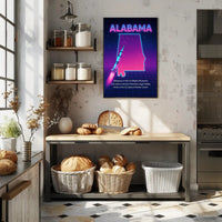 Alabama A Journey Through History and Innovation Poster PosterGoat