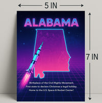 Alabama A Journey Through History and Innovation Poster PosterGoat