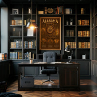 Alabama A State Of Historical Poster PosterGoat