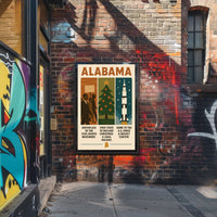 Alabama A State of Firsts Poster PosterGoat