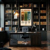 Alabama A State of Firsts Poster PosterGoat