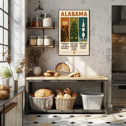 Alabama A State of Firsts Poster PosterGoat