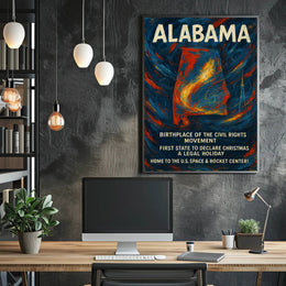Alabama A State of Historical Significance Poster PosterGoat