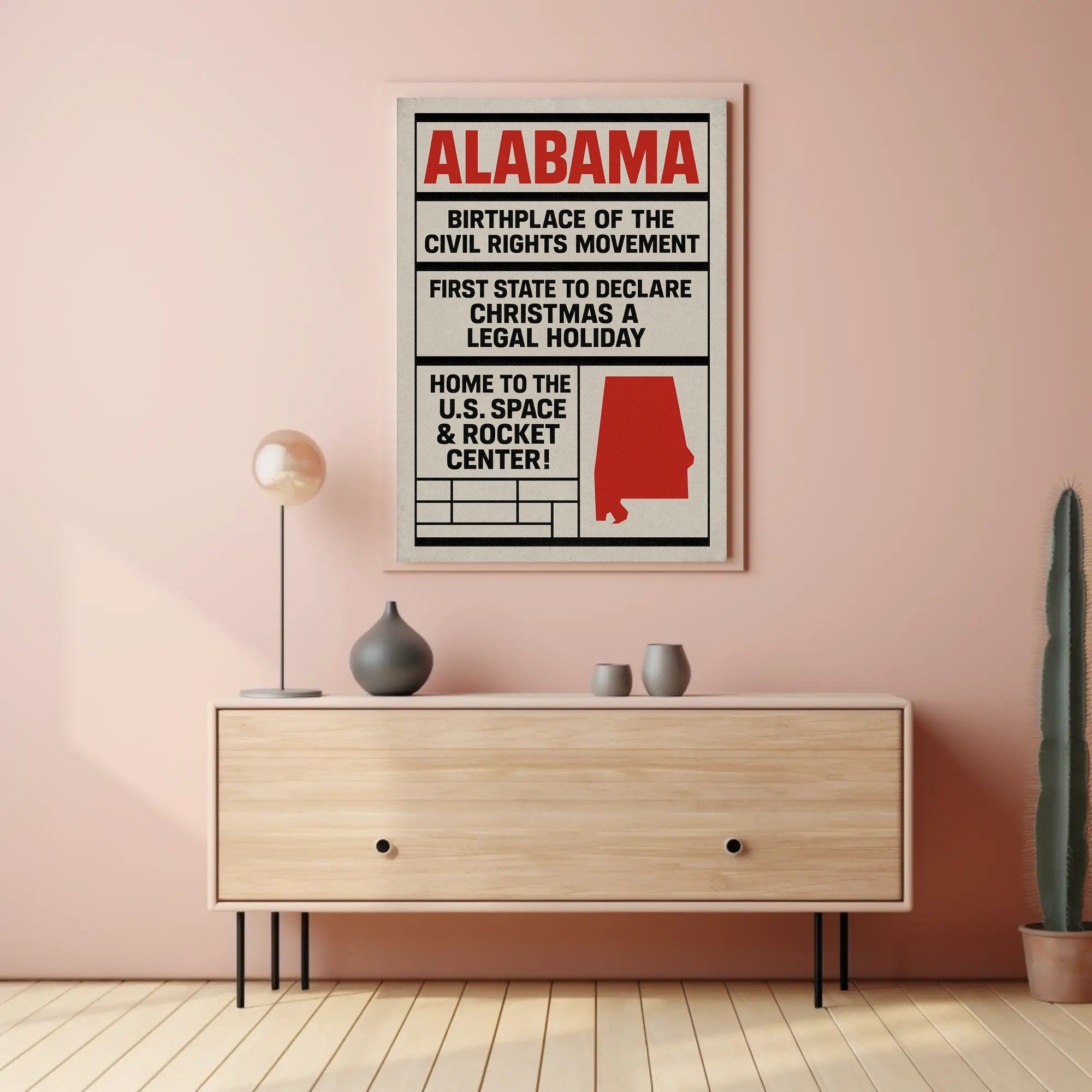 Alabama A State of Historical Significance Poster PosterGoat