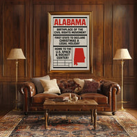Alabama A State of Historical Significance Poster PosterGoat