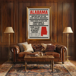 Alabama A State of Historical Significance Poster PosterGoat