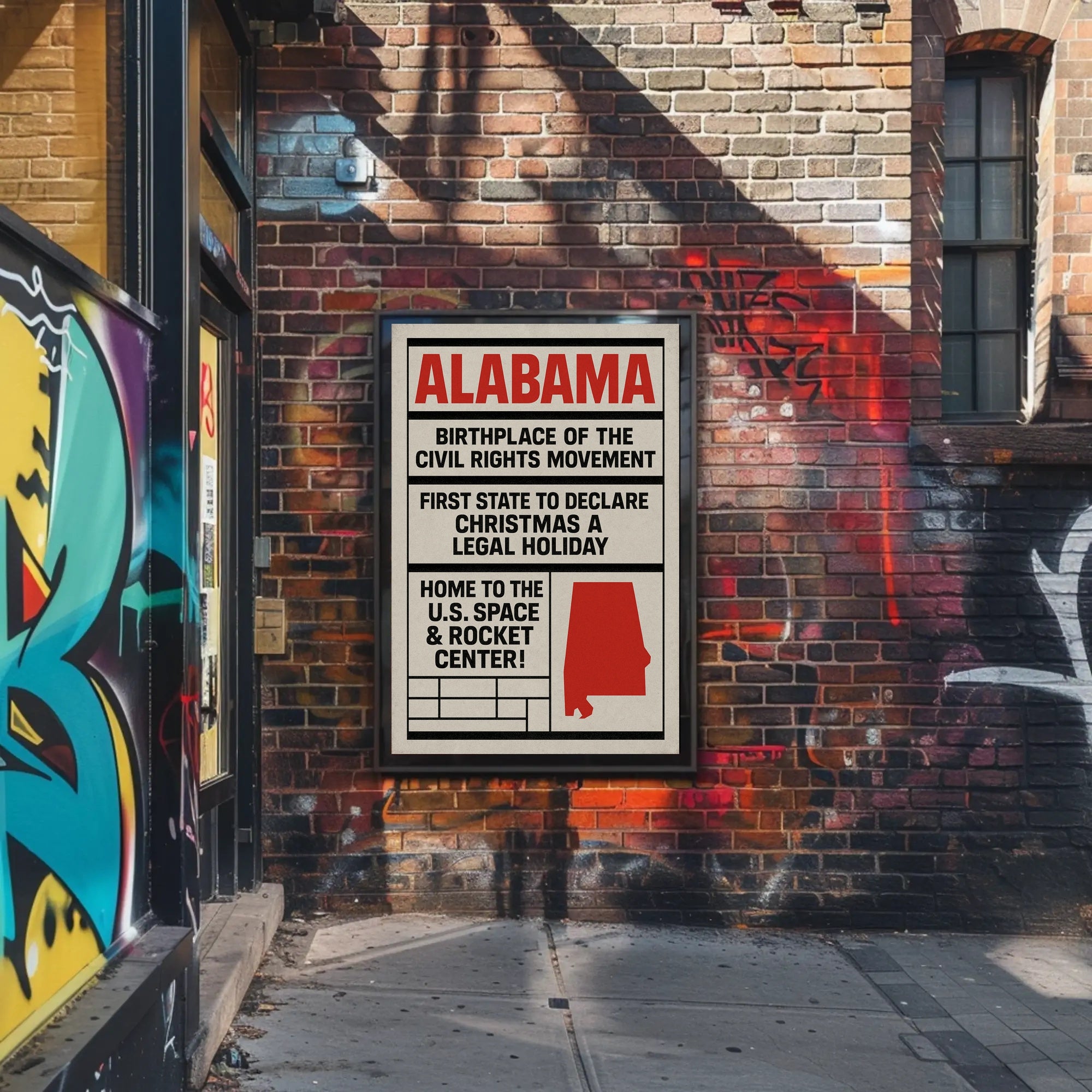 Alabama A State of Historical Significance Poster PosterGoat