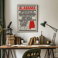 Alabama A State of Historical Significance Poster PosterGoat