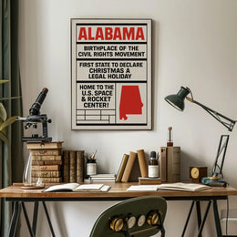 Alabama A State of Historical Significance Poster PosterGoat