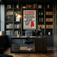 Alabama A State of Historical Significance Poster PosterGoat