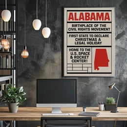 Alabama A State of Historical Significance Poster PosterGoat