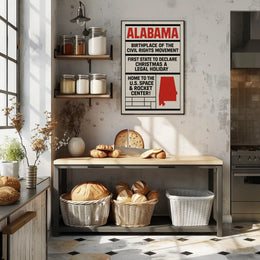 Alabama A State of Historical Significance Poster PosterGoat