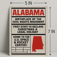 Alabama A State of Historical Significance Poster PosterGoat