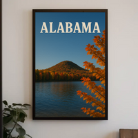 Alabama Autumn Tranquil Beauty Travel Poster PosterGoat