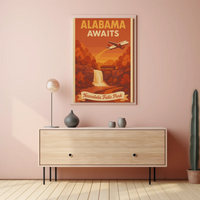 Alabama Awaits: Explore Noccalula's Beauty Travel Poster PosterGoat