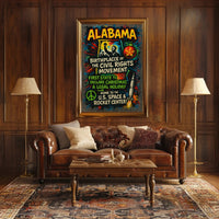 Alabama Birthplace of the Civil Rights Movement Poster PosterGoat