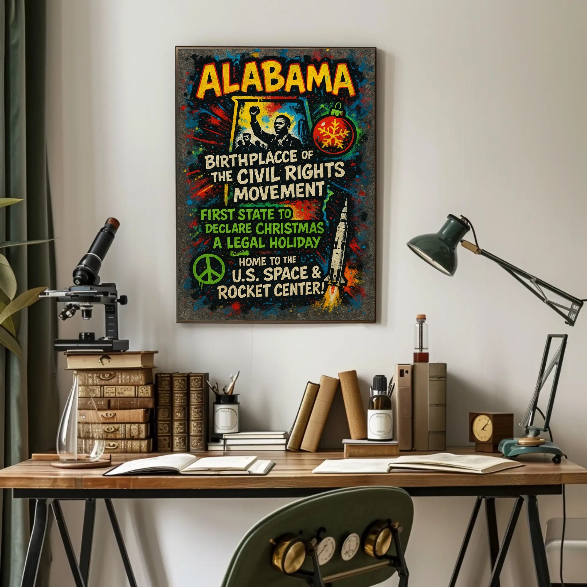Alabama Birthplace of the Civil Rights Movement Poster PosterGoat