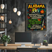 Alabama Birthplace of the Civil Rights Movement Poster PosterGoat