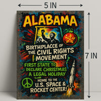 Alabama Birthplace of the Civil Rights Movement Poster PosterGoat