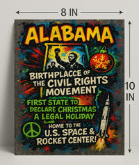 Alabama Birthplace of the Civil Rights Movement Poster PosterGoat