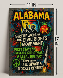 Alabama Birthplace of the Civil Rights Movement Poster PosterGoat