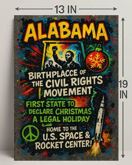 Alabama Birthplace of the Civil Rights Movement Poster PosterGoat
