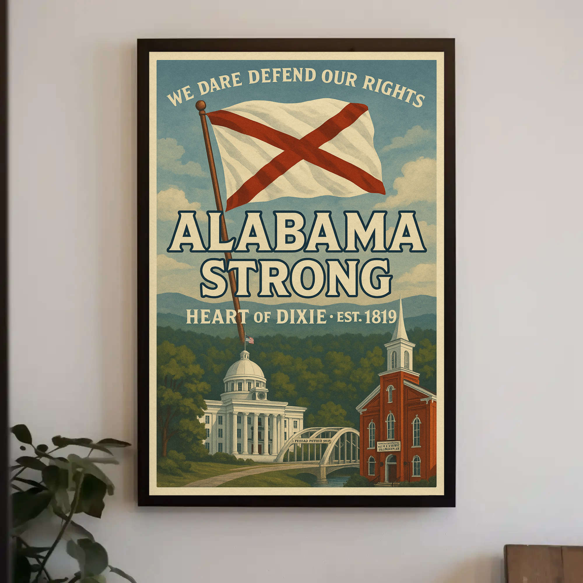 Alabama Heritage Celebration Cultural Poster PosterGoat