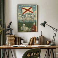 Alabama Heritage Celebration Cultural Poster PosterGoat